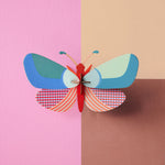 Studio Roof Medium Lily Butterfly Cardboard Model