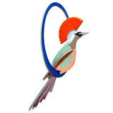 Toit du studio, carte pop-out, Paradise Birds Swinging Crowned Obi