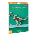 Figurines mythiques sur le toit du studio - Petit Parasaul Dino