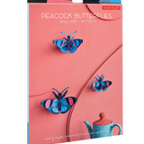 Studio Roof Peacock Butterflies Cardboard Model - 3 Pack