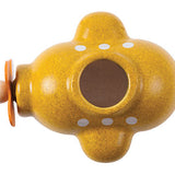 A top view image of the Plan Toys Submarine Bath Toy. 