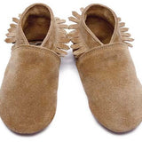 Inch Blue Tan Moccasin Shoes