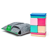 Pochette de poche pour blocs magnétiques Tegu - Blossom 8 pièces