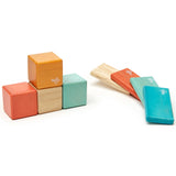 Tegu Magnetic Blocks Pocket Pouch - Sunset 8 Piece