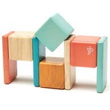 Tegu Magnetic Blocks Pocket Pouch - Sunset 8 Piece