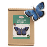 The Makerss - Small Large Blue Butterfly Needle Felt Kit