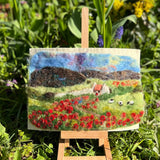 The Makerss - Poppy Landscape Needle Felt Kit