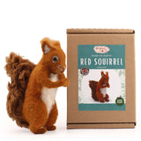 The Makerss - Small Red Squirrel Needle Felt Kit