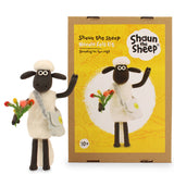 The Makerss - Kit de feutre aiguilleté Aardman Shaun le mouton et les fleurs