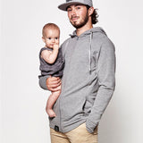 Love Radius Parent's Baby Wearing Hoodie - Heather Grey