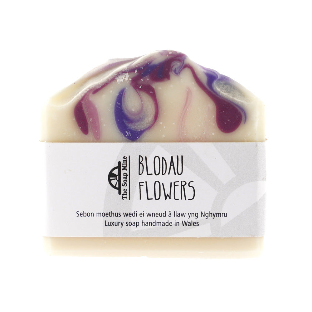 The Soap Mine Blodau Soap Bar 100g on white background