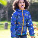 Frugi Reversible Toasty Trail Jacket - Safari Camo