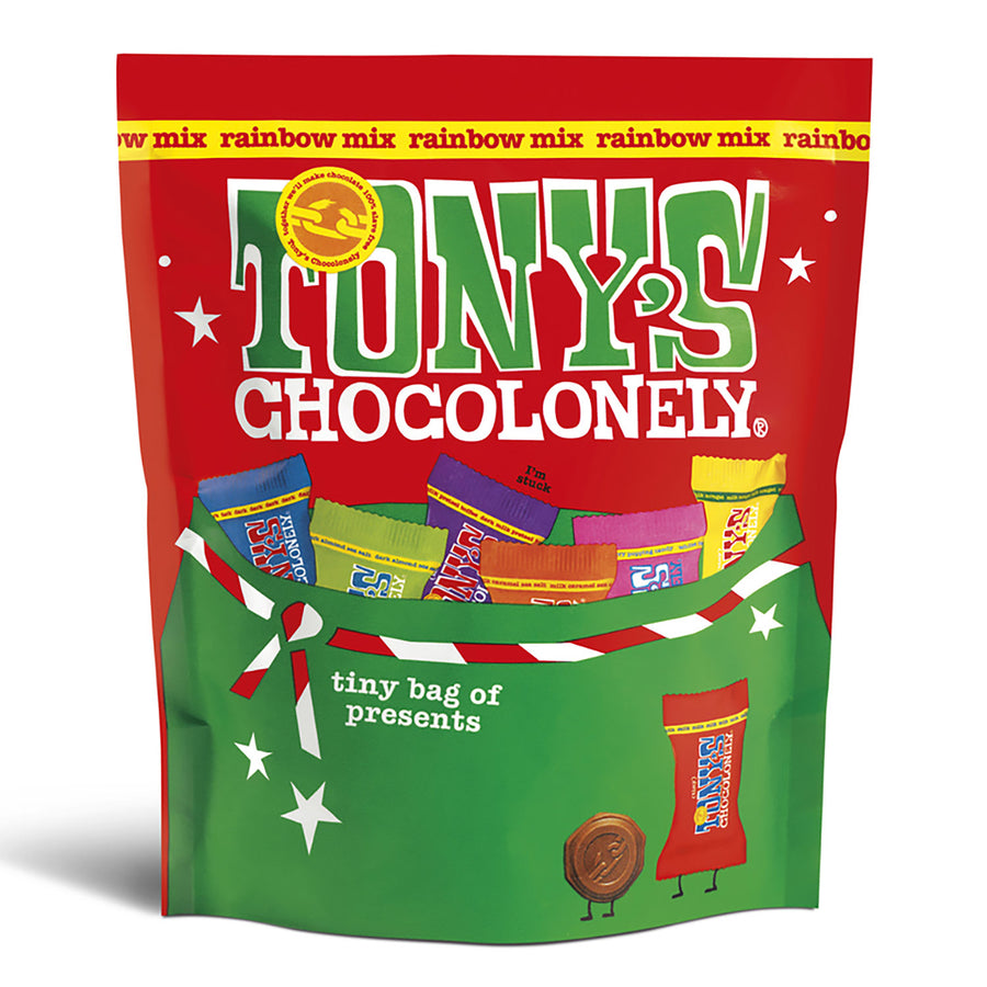 Tony's Chocolonely Fairtrade Tiny Tony's Christmas Sharing Pouch