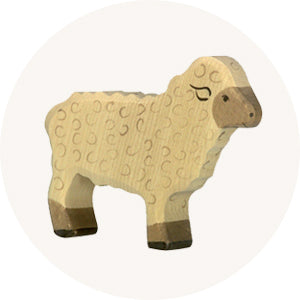 toy sheep figure