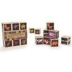 Blocs de jouets dinosaures en bois Uncle Goose