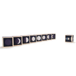 Uncle Goose Wooden Moon Phase Toy Blocks