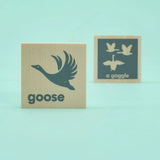 Puces collectives en bois Oncle Goose