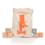 Uncle Goose Classic Wooden ABC Toy Blocks - with Canvas Bag