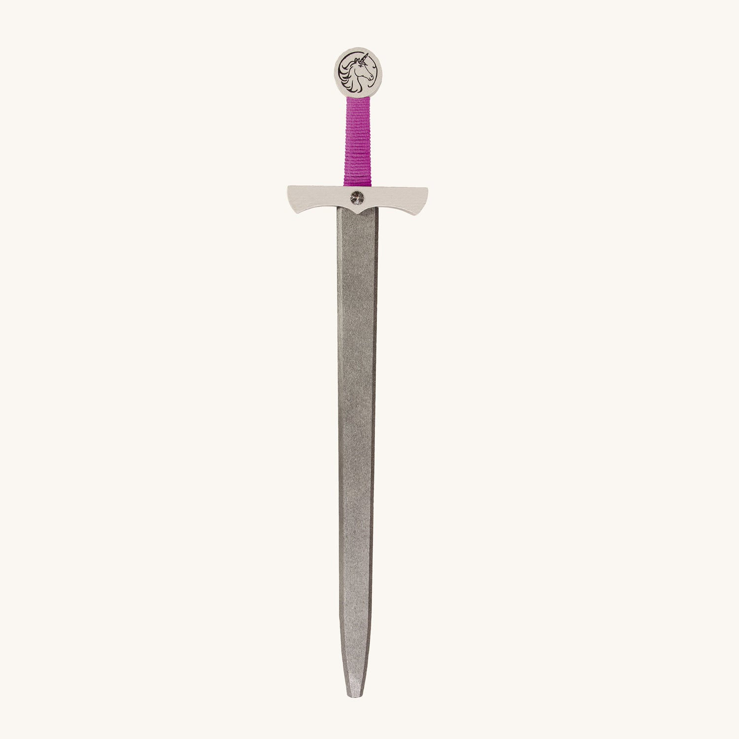 Vah Arabella Unicorn Wooden Sword 60cm pictured on a plain background