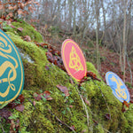 Bouclier en bois de cigare celtique Vah