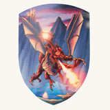 Vah Firedrake Ignis Dragon Wooden Shield