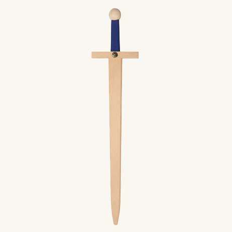 Vah Blue Lancelot Wooden Sword 60cm pictured on a plain background