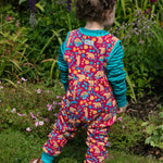 Piccalilly Honey Bear Dungarees being worn by a child