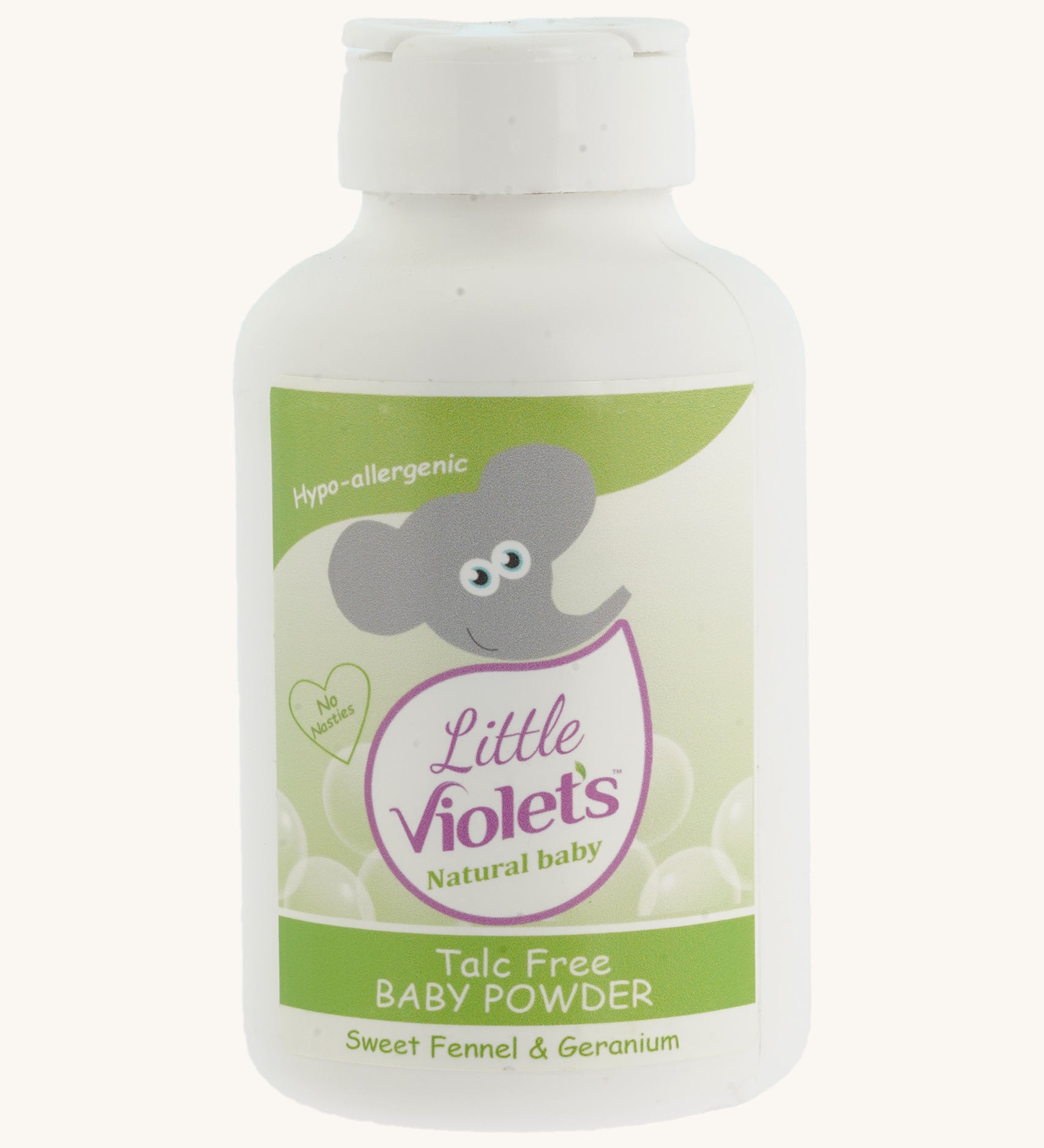 Poudre pour bébé sans talc Little Violet