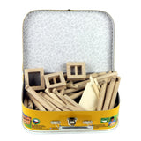 Walachia Vario Suitcase Wooden Building Set 72 Pieces