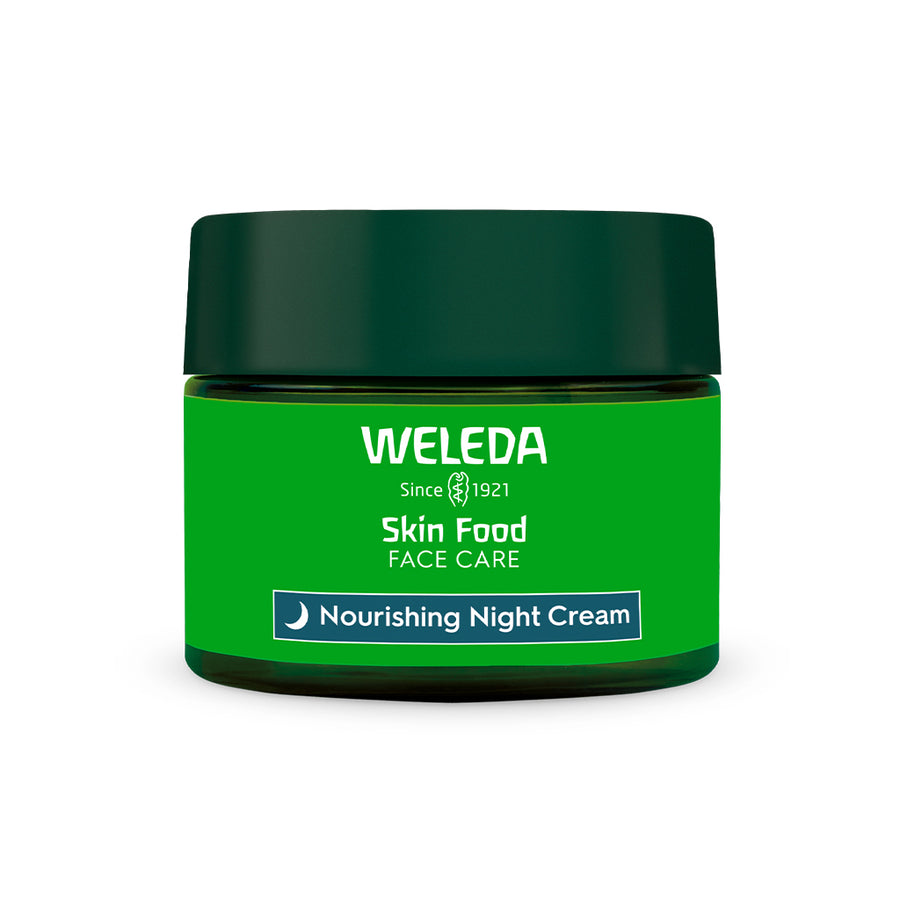 Weleda Skin Food Nourishing Night Cream in a 40ml pot pictured on a plain background