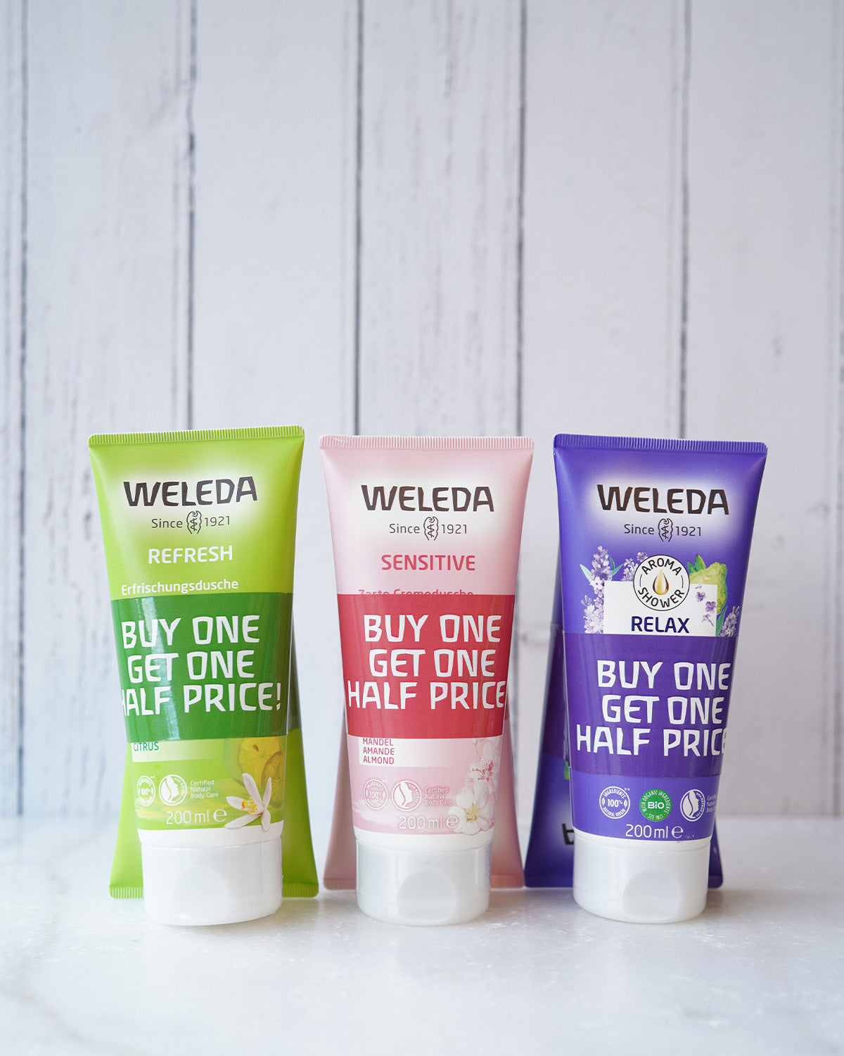 Weleda Refresh Creamy Body Wash  200ml