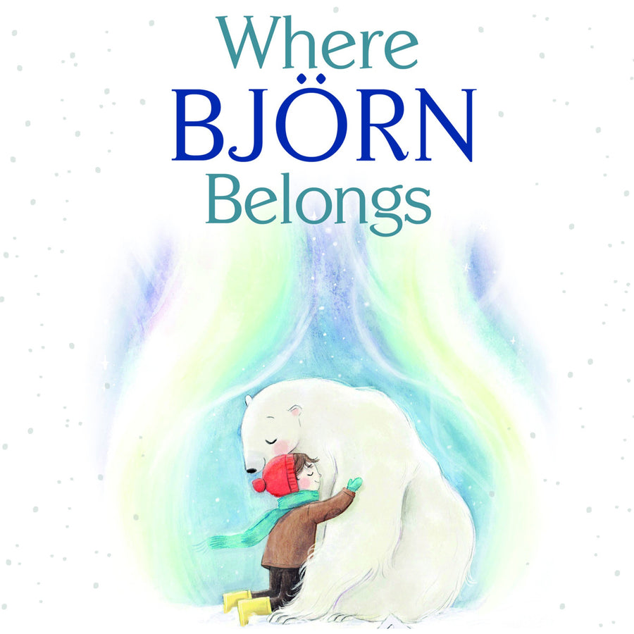 Cover of the Where Bjorn Belongs children's story book by Samuel Langley-Swain on a white background