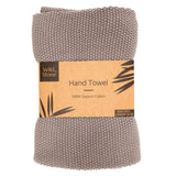 Wild & Stone Organic Cotton Hand Towels - Dove Grey