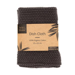 Wild & Stone Organic Cotton Dish Cloth - Slate Grey