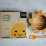 Wild & Stone Bamboo Bowl and Spoon Sunshine - Yellow