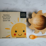 Wild & Stone Bamboo Bowl and Spoon Sunshine - Yellow