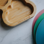 Wild & Stone Bamboo Rainbow Plate - Blue