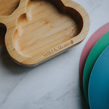 Wild & Stone Bamboo Rainbow Plate - Blue