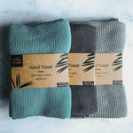 Wild & Stone Organic Cotton Hand Towels - Moss Green