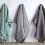 Wild & Stone Organic Cotton Hand Towels - Moss Green