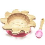 Wild & Stone Bamboo Bowl and Spoon Sunshine - Pink