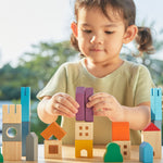 PlanToys Wooden Cityscape Blocks