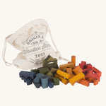 Wooden Story Rainbow Blocks - 100 Sack