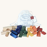 Wooden Story Rainbow XL Blocks - 30 Sack