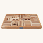 Wooden Story Natural Blocks - 54 Tray