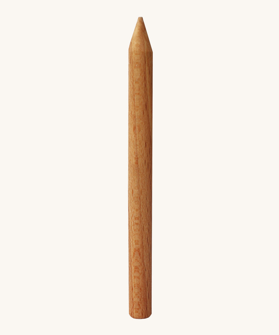 The wooden tracing pencil from the Wooden Story Number Tracking Board set.