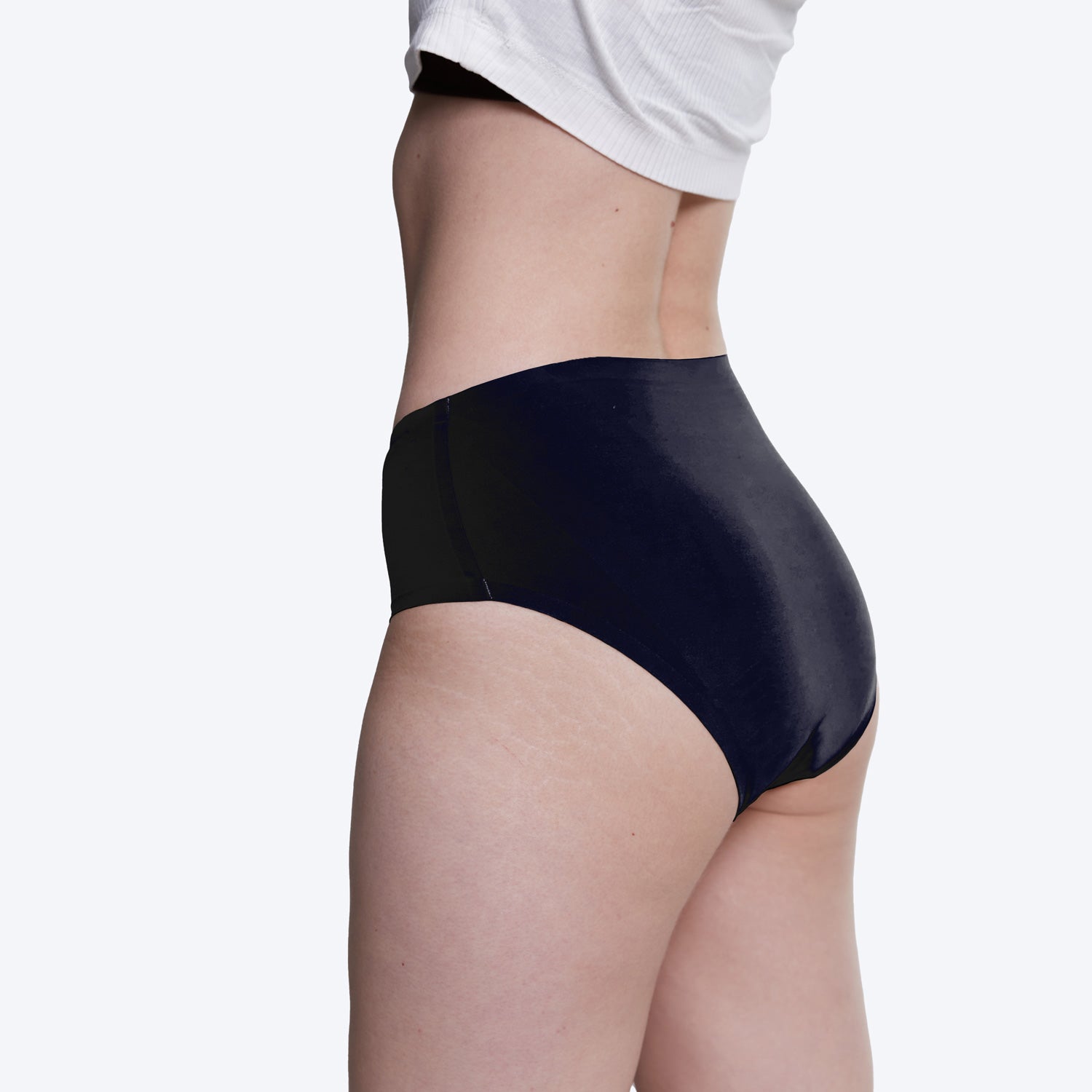 WUKA Stretch Seamless Midi Brief Heavy Flow Period Pants