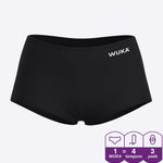 WUKA Teen Stretch Boxer Shorts Black - Heavy Flow