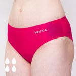 Pantalon menstruel WUKA Teen Stretch sans couture Rouge - Débit abondant