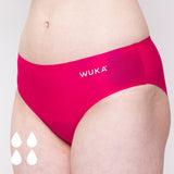 Pantalon menstruel WUKA Teen Stretch sans couture Rouge - Débit abondant